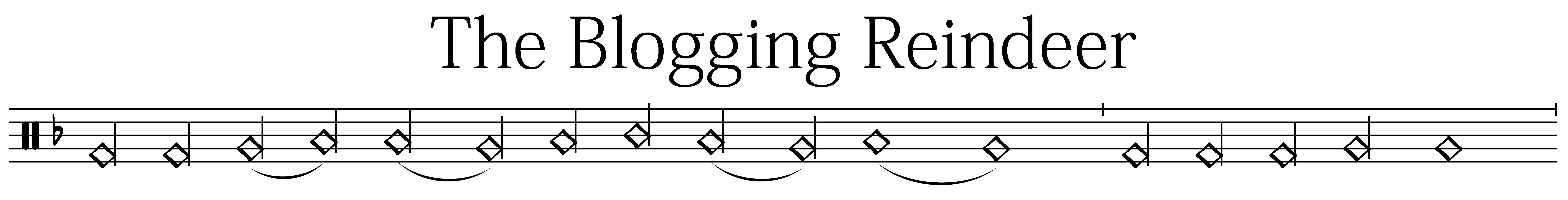The Blogging Reindeer Logo